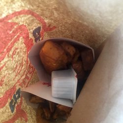 Wendy's - Inside the bag it was a meal my favorite Seasoned Potatoes was in the bag
