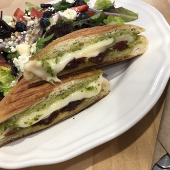 Ventana Coffee - Caprese Panini. Perfectly melted cheese with a huge portions of salad!! - Coffee & Tea Near Me - Covina, California Ventana Coffee - Caprese Panini. Perfectly melted cheese with a huge portions of salad!! - Coffee & Tea Near Me - Covina, California