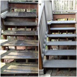 A Clear Choice - Brightened up these stairs