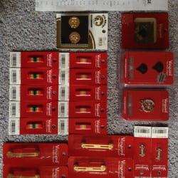 Fort Lewis Military Clothing Sales - Specialist velcro ($4.40), Specialist chevrons ($6.30 each), Expert ($5.10 each), Rifle ($2.60 each), Quartermaster ($8.90)