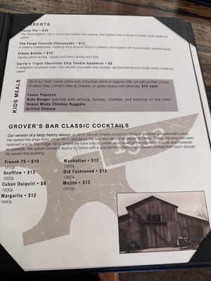 Menu photo 5 The Forge 1912 Celina, TX Menu photo 5 The Forge 1912 Celina, TX