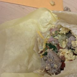 Taco Express - Long black hair, so gross