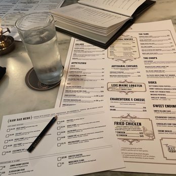 Loch Bar - Menu - Seafood Near Me - Houston, Texas