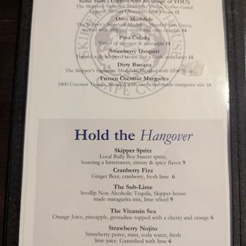 Skipper Chowder House - Frozen Drink Menu July 2026 - Seafood Near Me - South Yarmouth, Massachusetts Skipper Chowder House - Frozen Drink Menu July 2026 - Seafood Near Me - South Yarmouth, Massachusetts