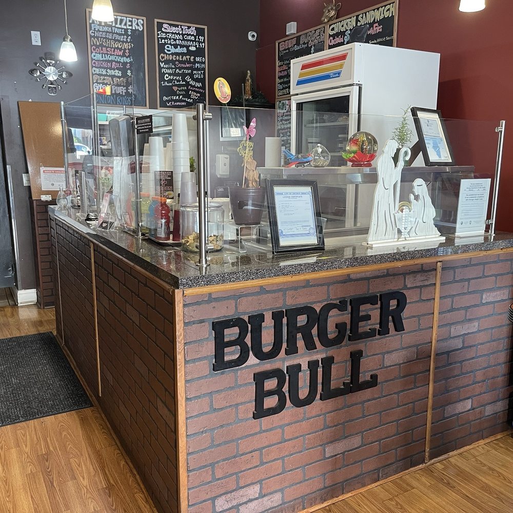Burger Bull Restaurant - Counter - Fast Food Near Me - Chicago, Illinois Burger Bull Restaurant - Counter - Fast Food Near Me - Chicago, Illinois