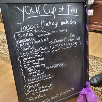 Your Cup of Tea - a blackboard with a list of items - Desserts Near Me - mount holly, New Jersey Your Cup of Tea - a blackboard with a list of items - Desserts Near Me - mount holly, New Jersey