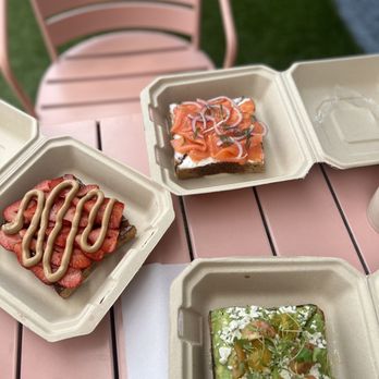 Whata Peach - Avocado, Strawberry Toast and Lox Toast - Juice Bars & Smoothies Near Me - Studio City, California Whata Peach - Avocado, Strawberry Toast and Lox Toast - Juice Bars & Smoothies Near Me - Studio City, California