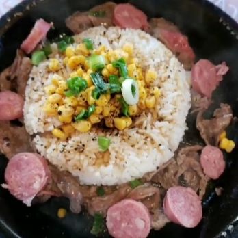 Pepper Lunch - Beef Pepper Rice with Sausage - Teppanyaki Near Me - Irvine, California