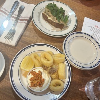 Porzia’s - Calamari and mushroom toast - Italian Near Me - Toronto, Ontario