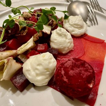 The Matheson - Beetroot and goat cheese salad. The goat cheese was superb - Wine Bars Near Me - Healdsburg, California The Matheson - Beetroot and goat cheese salad. The goat cheese was superb - Wine Bars Near Me - Healdsburg, California