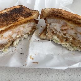 Honey Walnut Shrimp Sando Honey Walnut Shrimp Sando