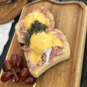 Vinland Winery - This is their Benedict "sandwich". - Wineries Near Me - Fort Wayne, Indiana
