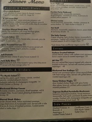 Menu photo 1 The Mystic Kitchen & Tasting Room Bloomington, IL