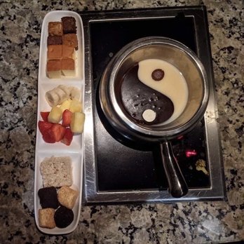 The Melting Pot - Yin and yang chocolate - Fondue Near Me - Arlington, Texas