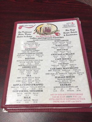 Menu photo 7 Sipp Shoppe Winslow, AZ