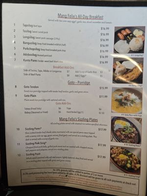 Menu photo 5 Mang Felix Kitchen Rainbow Las Vegas, NV Menu photo 5 Mang Felix Kitchen Rainbow Las Vegas, NV