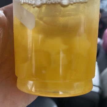 STIX - Organic Iced Green Tea w/ Star shaped mango jelly - Hot Dogs Near Me - San Francisco, California