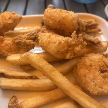 Matt's Fish Camp Lewes - Fried shrimp! I got the kids pirtion, bc i wanted chowder too! - Seafood Near Me - Lewes, Delaware Matt's Fish Camp Lewes - Fried shrimp! I got the kids pirtion, bc i wanted chowder too! - Seafood Near Me - Lewes, Delaware