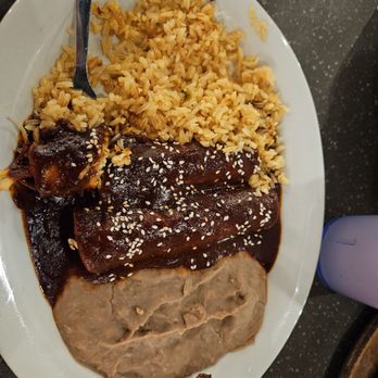 Casa Garcia's - Mole Chicken Enchiladas - Mexican Near Me - Leander, Texas