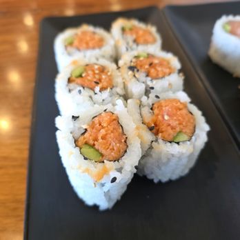 Kabuki Japanese Restaurant - Spicy Tuna Roll close up - Japanese Near Me - Pasadena, California Kabuki Japanese Restaurant - Spicy Tuna Roll close up - Japanese Near Me - Pasadena, California