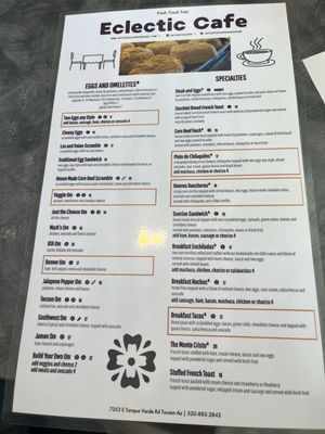 Menu photo 1 Eclectic Cafe Tucson, AZ Menu photo 1 Eclectic Cafe Tucson, AZ