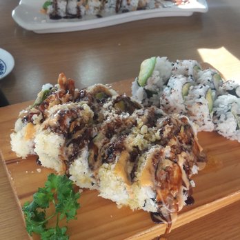 Sushi Plus - Crunchy Garlic and California roll. - Sushi Bars Near Me - Helendale, California