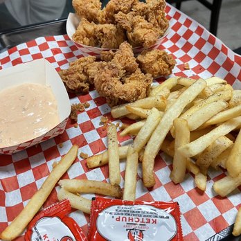 Cuckoos Grill - Chicken Popcorn with Fries - Mediterranean Near Me - Sacramento, California Cuckoos Grill - Chicken Popcorn with Fries - Mediterranean Near Me - Sacramento, California