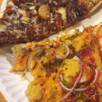 Ian’s Pizza Madison | State Street - Cheese burger slice was on point! - Pizza Near Me - Madison, Wisconsin