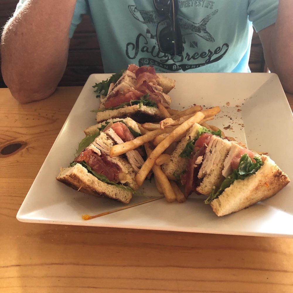 Get Hooked Grill - Turkey club and French fries - Seafood Near Me - Hudson, Florida