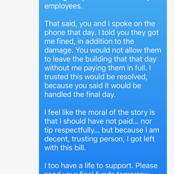 5 Starr Moving & Cleaning - The final text. - Movers Near Me