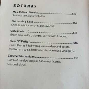 Tzintzuntzan - Menu - Mexican Near Me - Austin, Texas