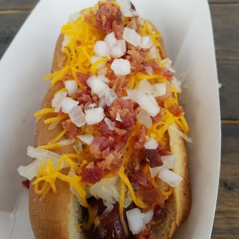 The Phat Saddle - Louisiana with bacon cheddar and onion. Great food!!! - Food Stands Near Me - Redmond, Oregon The Phat Saddle - Louisiana with bacon cheddar and onion. Great food!!! - Food Stands Near Me - Redmond, Oregon