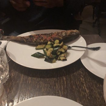 Le Petit Littré - Husband's sea bass with zucchini - French Near Me - Paris, 75