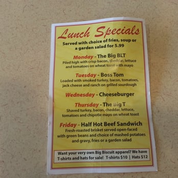 The Big Biscuit - Lawrence - Lunch specials. - Breakfast & Brunch Near Me - Lawrence, Kansas
