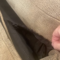 Sofas & More - The thin fabric that holds my cushion.