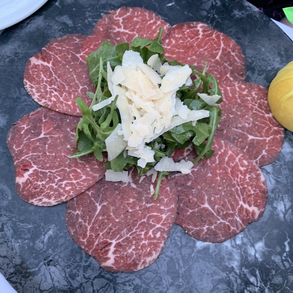 Mare - CAB Aged Beef Carpaccio* - Seafood Near Me - Boston, Massachusetts Mare - CAB Aged Beef Carpaccio* - Seafood Near Me - Boston, Massachusetts