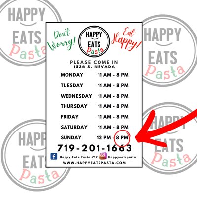 Menu photo 2 Happy Eats Pasta Colorado Springs, CO Menu photo 2 Happy Eats Pasta Colorado Springs, CO