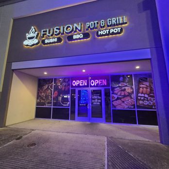 Fusion Pot & Grill - Front of restaurant - Sushi Bars Near Me - Houston, Texas Fusion Pot & Grill - Front of restaurant - Sushi Bars Near Me - Houston, Texas