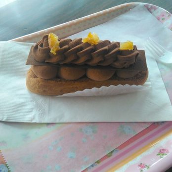 Fuji Bakery - This was a dark chocolate orange éclair, costed 4.50. - Bakeries Near Me - Seattle, Washington
