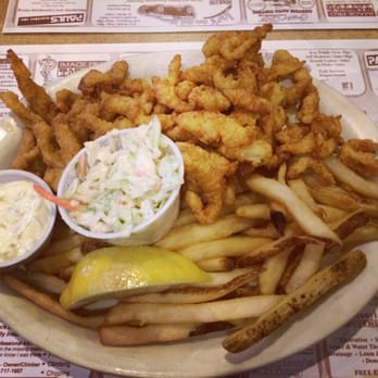 Endzone Sports Pub - Clam strips with French fries and a side of cole slaw. - Pubs Near Me - New Bedford, Massachusetts Endzone Sports Pub - Clam strips with French fries and a side of cole slaw. - Pubs Near Me - New Bedford, Massachusetts