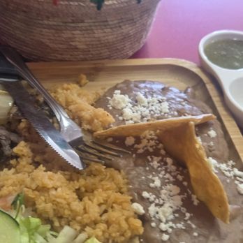 El Mora Restaurant - Beans rice are delicious - Mexican Near Me - Palmdale, California
