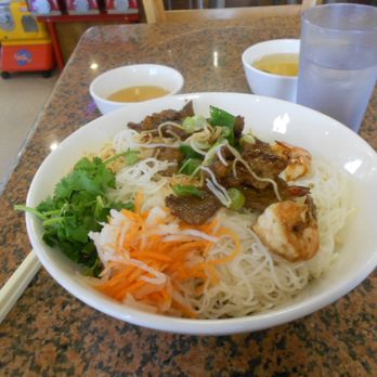 Pho Lee Hoa Phat - BBQ Beef, shrimp and vermicielli--excellent! - Vietnamese Near Me - Vacaville, California Pho Lee Hoa Phat - BBQ Beef, shrimp and vermicielli--excellent! - Vietnamese Near Me - Vacaville, California