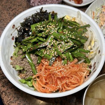 Miari Noodle House - Leek bibimbap - Korean Near Me - Los Angeles, California Miari Noodle House - Leek bibimbap - Korean Near Me - Los Angeles, California