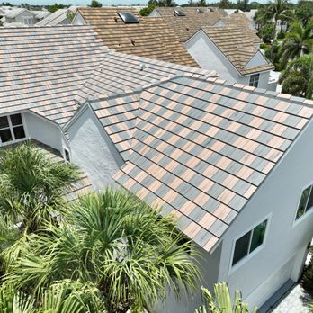 Joseph Ward Enterprises - Another Roofing Gem in Jupiter Harbour! This Saxony 900 Split Slate in Sierra Brown tile roof - Roofing Near Me - Jupiter, Florida Joseph Ward Enterprises - Another Roofing Gem in Jupiter Harbour! This Saxony 900 Split Slate in Sierra Brown tile roof - Roofing Near Me - Jupiter, Florida
