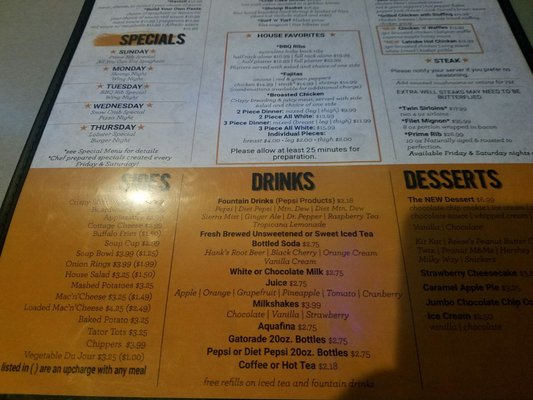 Menu photo 2 Sharky's Cafe Latrobe, PA