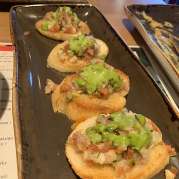 Warike Restobar - Shrimp bruschetta - Latin American Near Me - Santa Rosa, California Warike Restobar - Shrimp bruschetta - Latin American Near Me - Santa Rosa, California