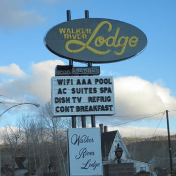 Walker River Lodge - The sign to look for if you're coming from the hot springs. I don't know if it's the same from the other side. I can assume tho. - Hotels Near Me - Bridgeport, California