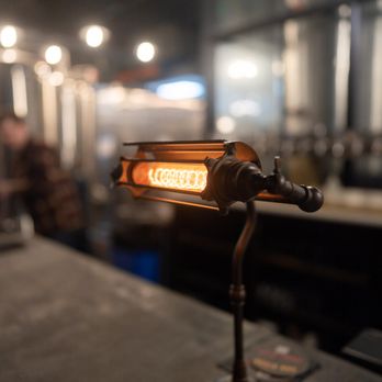Abnormal Beer - cool steampunk lights - Wineries Near Me - San Diego, California
