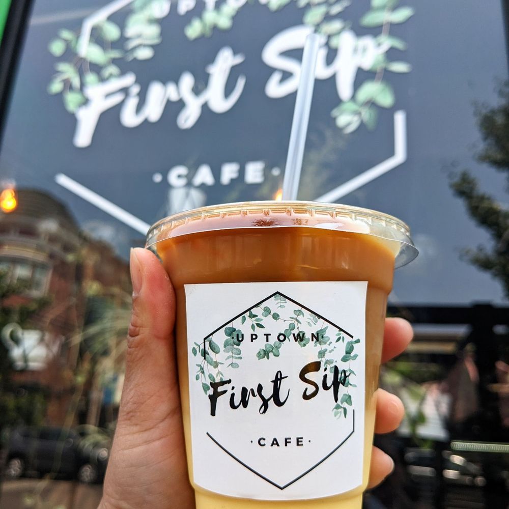 First Sip Cafe - Spicy Mango Latte - Coffee & Tea Near Me - Chicago, Illinois First Sip Cafe - Spicy Mango Latte - Coffee & Tea Near Me - Chicago, Illinois