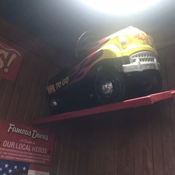 Famous Dave's Bar-B-Que - Cute To Go mini car - Barbeque Near Me - Redlands, California